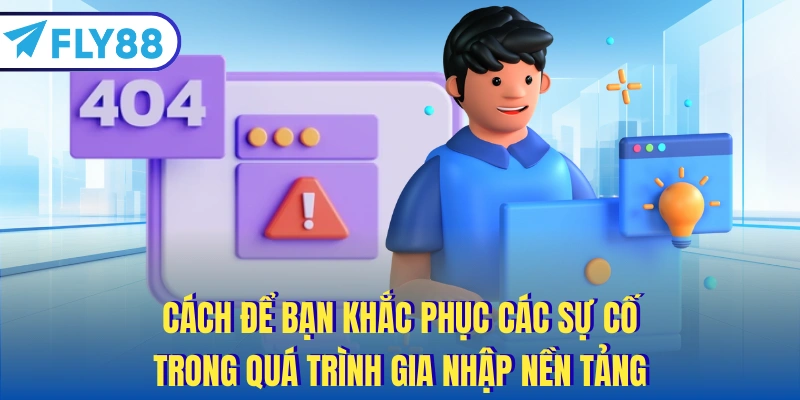 Cách để bạn khắc phục các sự cố trong quá trình gia nhập nền tảng